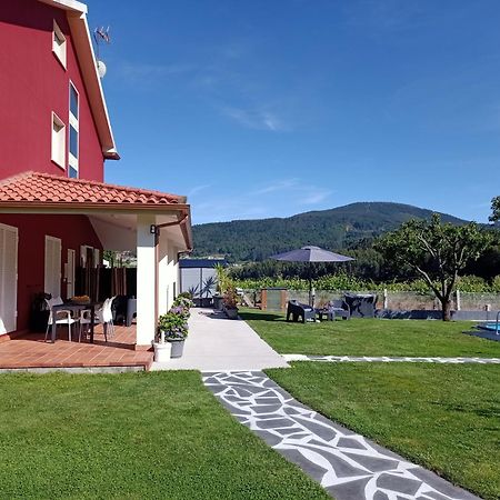Apartamento En Bloque Vivienda Con Piscina Y Barbacoa A 15 Min De La Playa Meis Luaran gambar