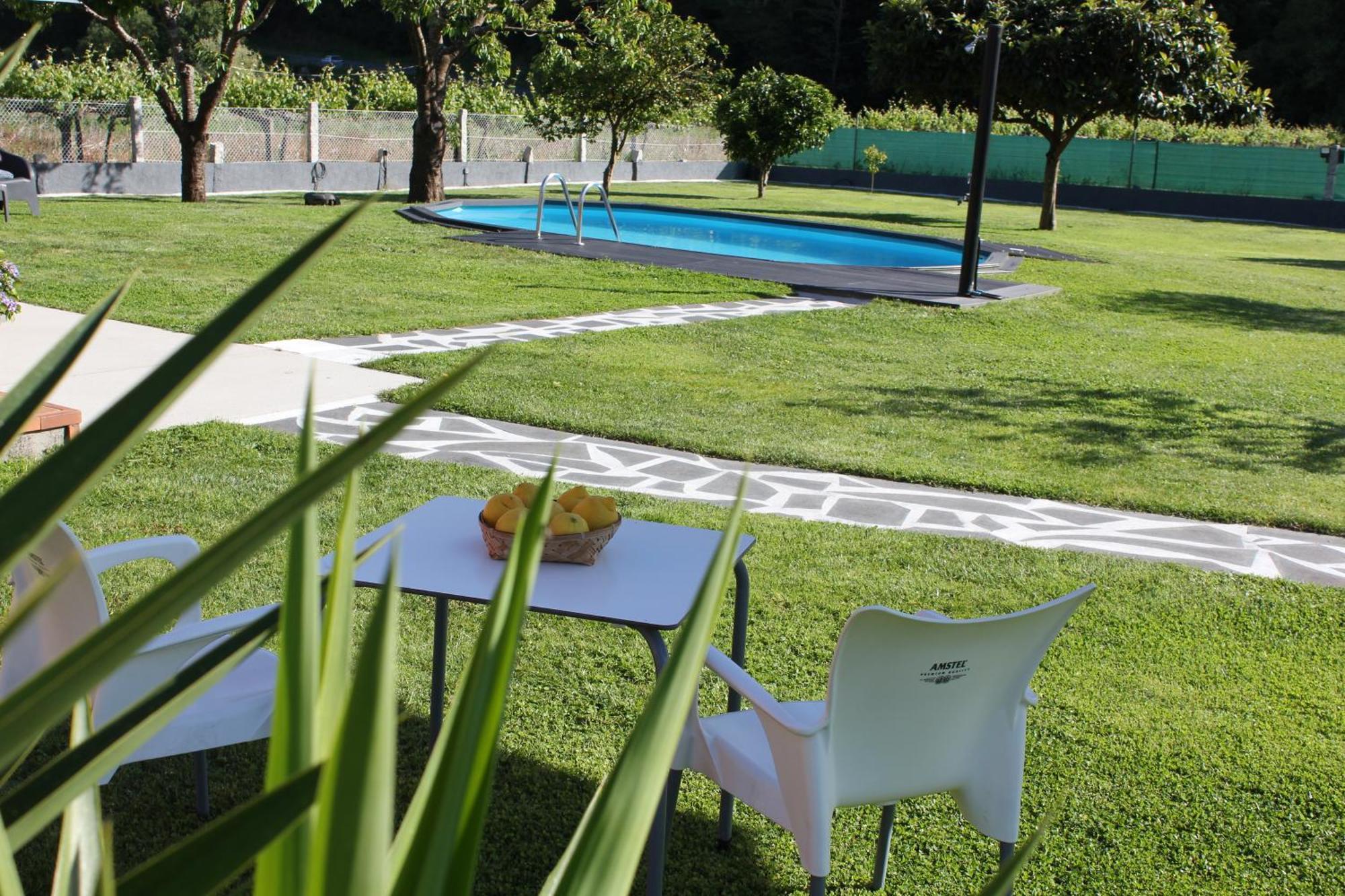 Apartamento En Bloque Vivienda Con Piscina Y Barbacoa A 15 Min De La Playa Meis Luaran gambar