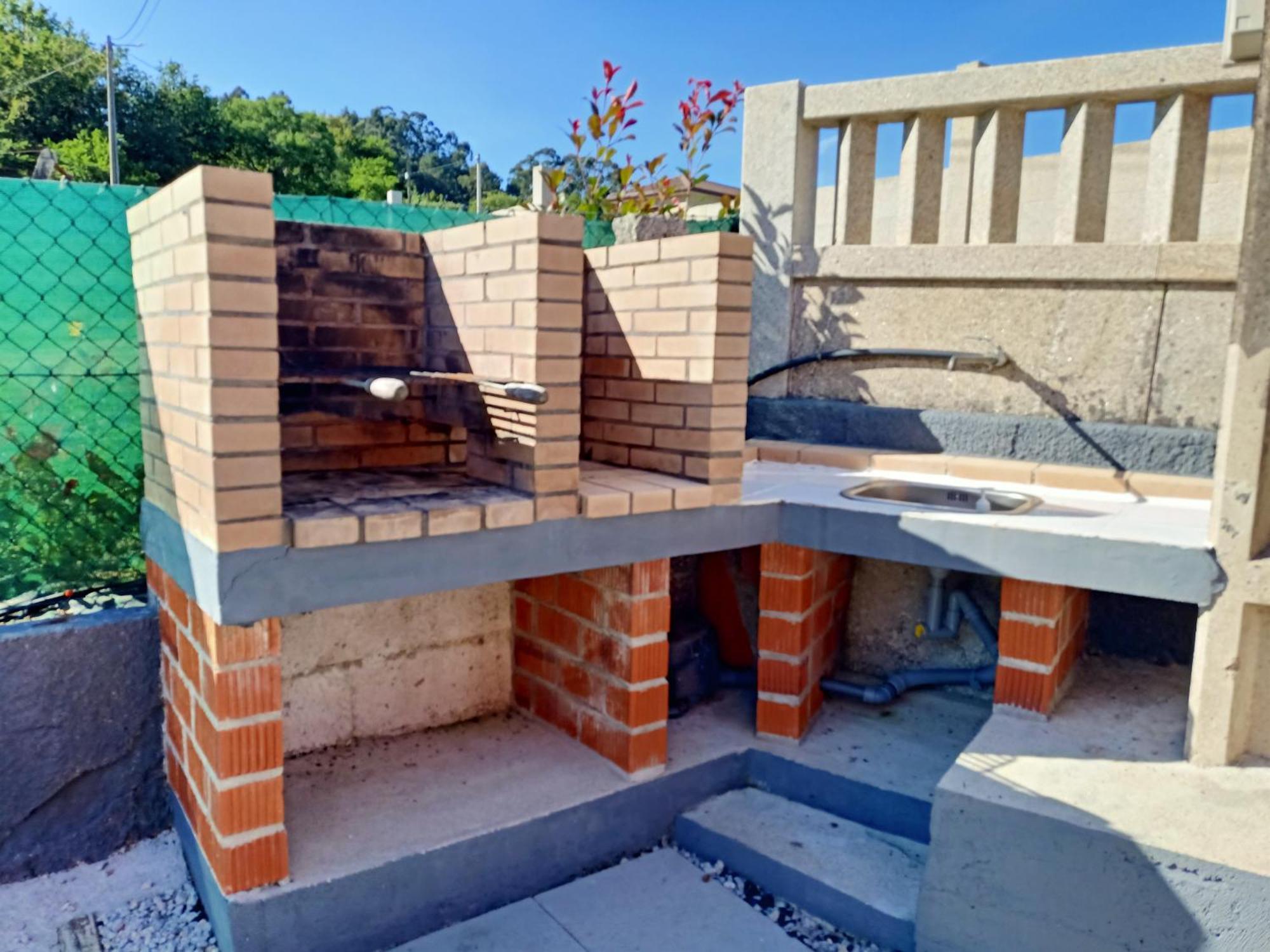 Apartamento En Bloque Vivienda Con Piscina Y Barbacoa A 15 Min De La Playa Meis Luaran gambar