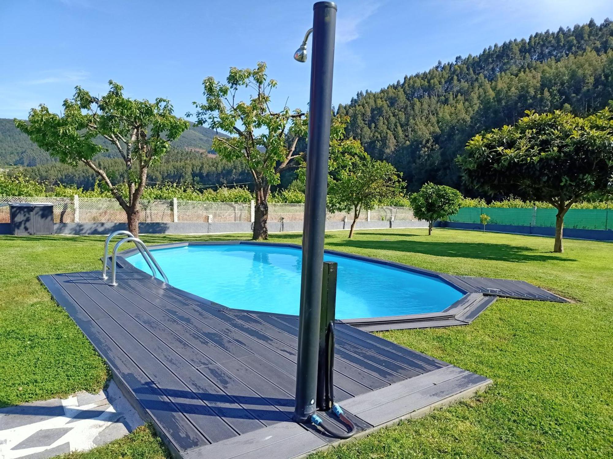 Apartamento En Bloque Vivienda Con Piscina Y Barbacoa A 15 Min De La Playa Meis Luaran gambar
