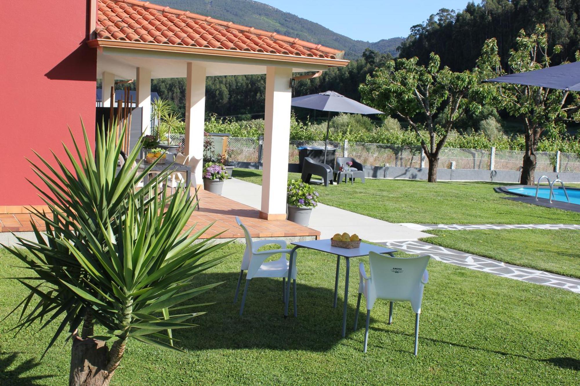 Apartamento En Bloque Vivienda Con Piscina Y Barbacoa A 15 Min De La Playa Meis Luaran gambar
