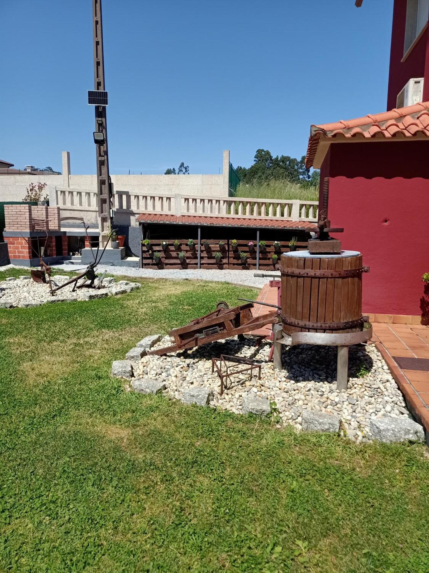 Apartamento En Bloque Vivienda Con Piscina Y Barbacoa A 15 Min De La Playa Meis Luaran gambar