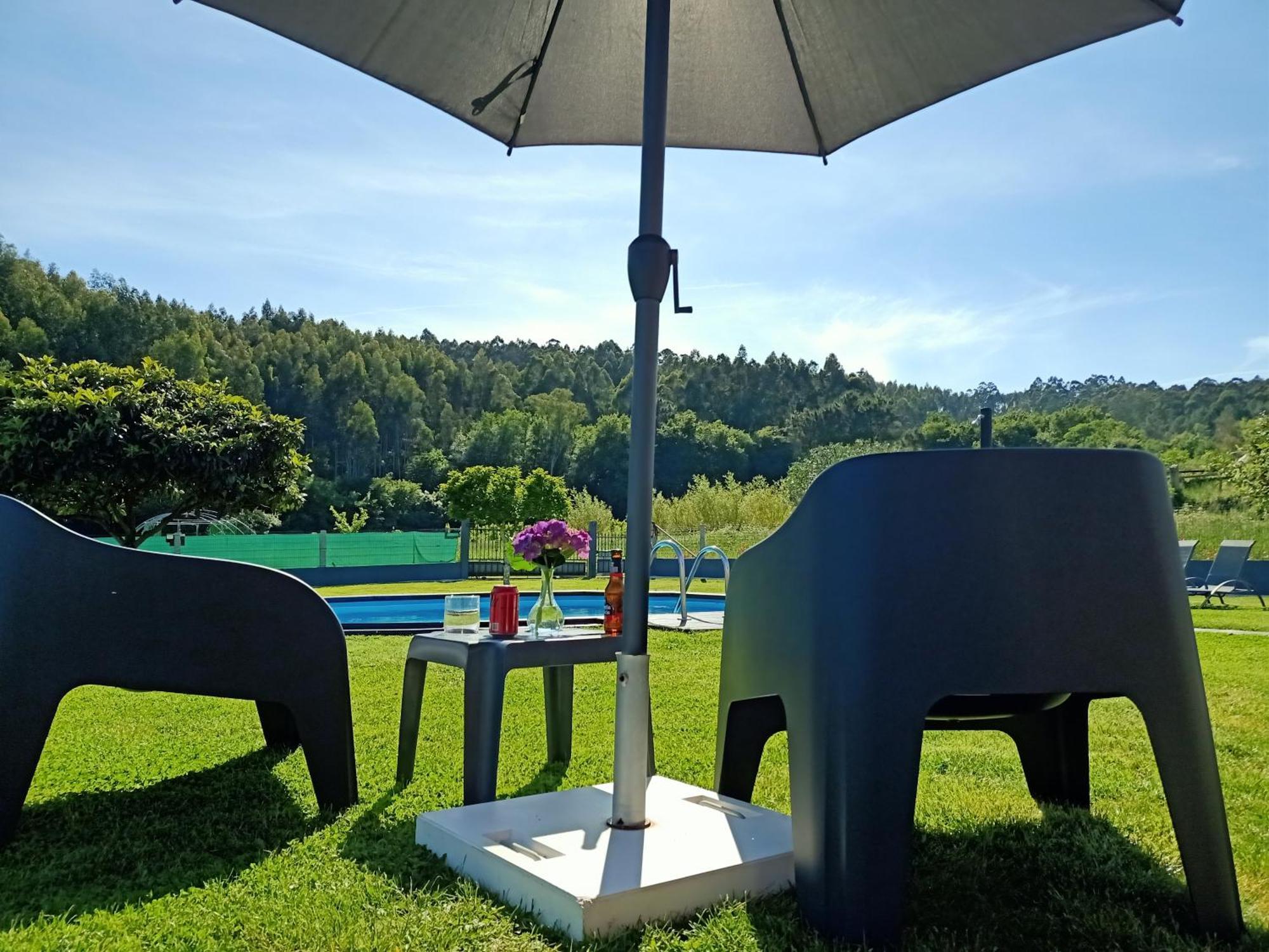 Apartamento En Bloque Vivienda Con Piscina Y Barbacoa A 15 Min De La Playa Meis Luaran gambar